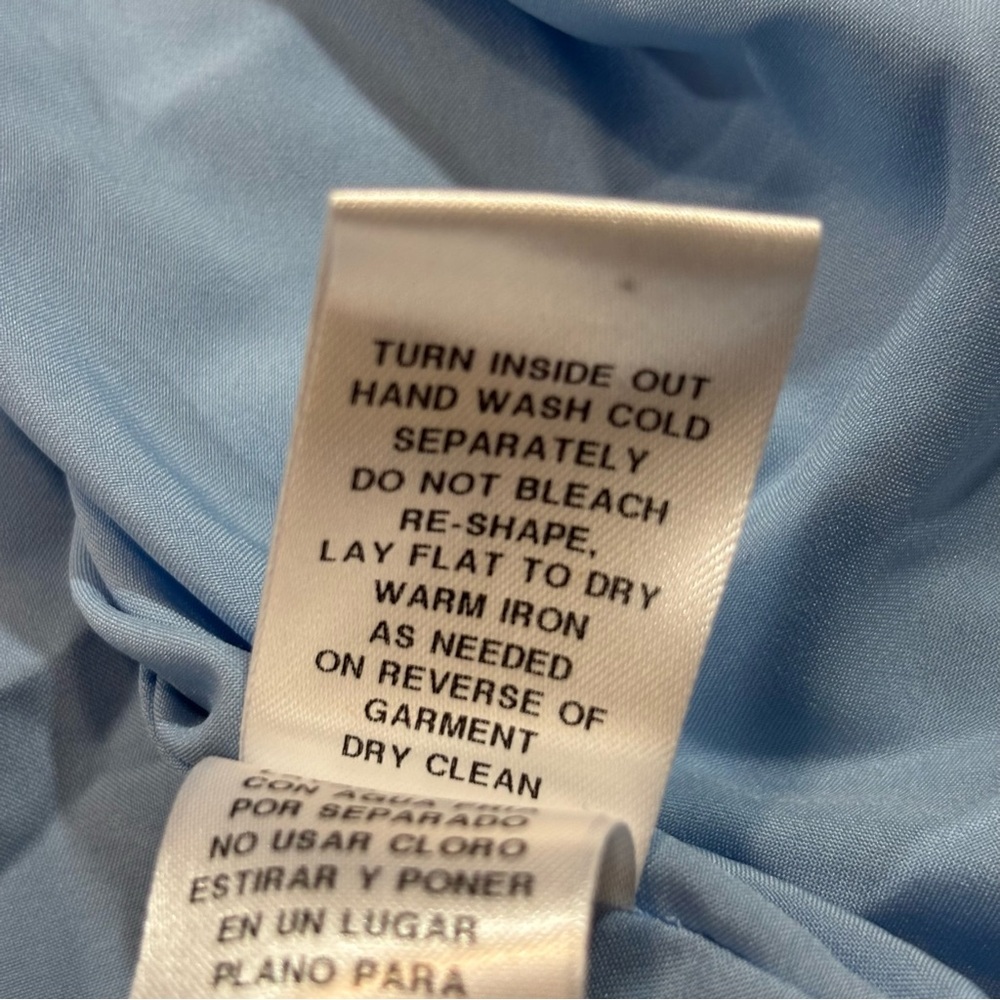 Donna Morgan Button Down Eyelet Shirt Dress - Picture 16 of 16